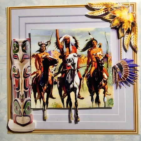 Stepping Out - Native American 2 by Darlene Handorff