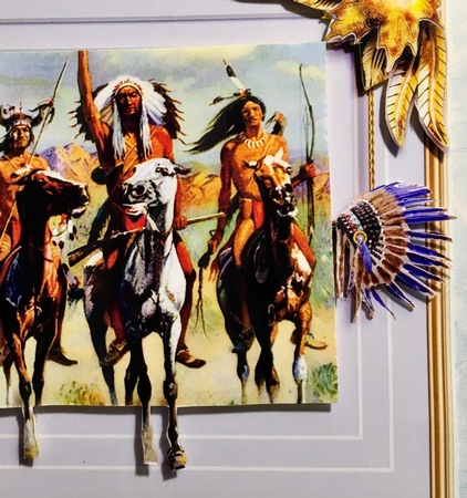 Stepping Out - Native American 2 by Darlene Handorff