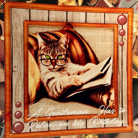A Gentlman Has to Relax On His Birthday by Darlene Handorff