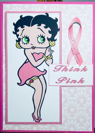 Betty In Pink Quick Card by Darlene Handorff