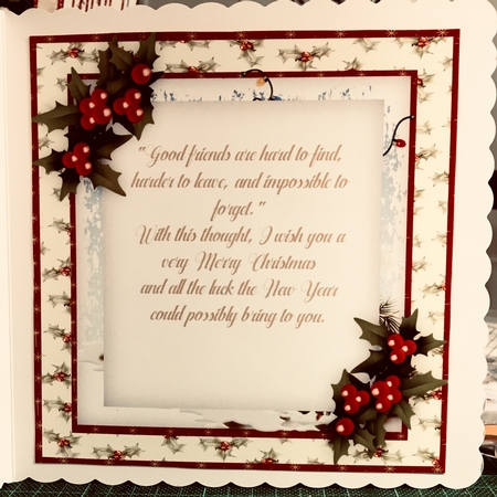 Christmas  Insert with Verse  by Darlene Handorff
