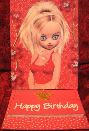 Christina Easel Card by Darlene Handorff