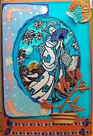 Rich Shades a Touch of Nature Frame Effect Card Fronts by Darlene Handorff