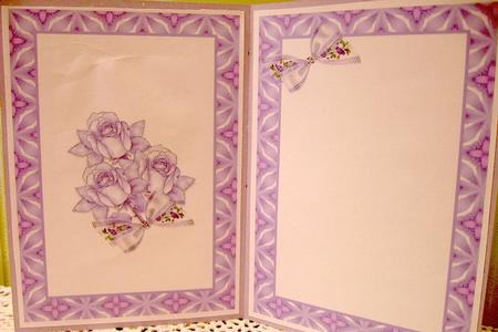 Purple Roses Insert by Darlene Handorff