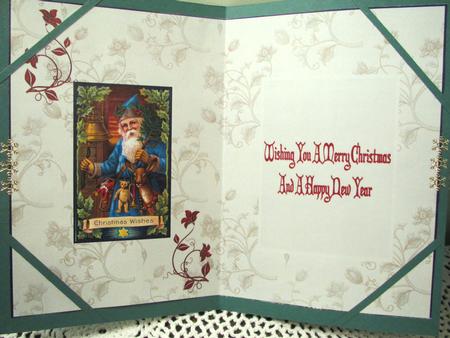 Traditional Father Christmas Insert by Darlene Handorff