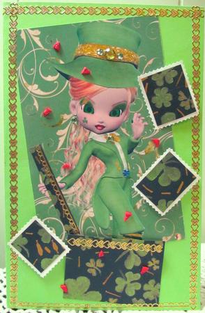 Lisa Leprechaun A4 Topper St Patricks Day by Darlene Handorff