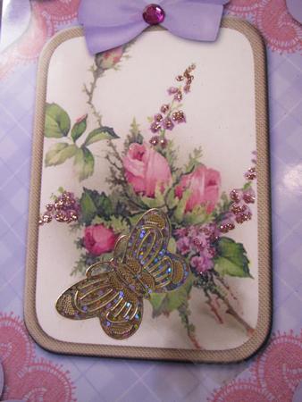 Rose Bouquet A4 Lace Picture Sheet by Darlene Handorff