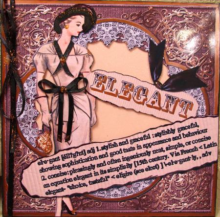Elegant Lady Definition 8inch Picture Sheet by Darlene Handorff