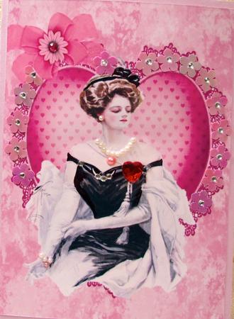 Beautiful Vintage Lady A4 Topper by Darlene Handorff