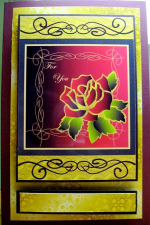 A4 "for You" Rose in Frames by Darlene Handorff