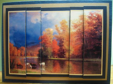 Gorgeous Artwork Scenic Side Stacker by Darlene Handorff