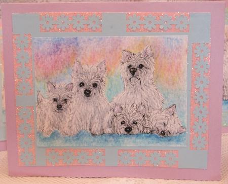 A4 a Warmth of Westies by Darlene Handorff