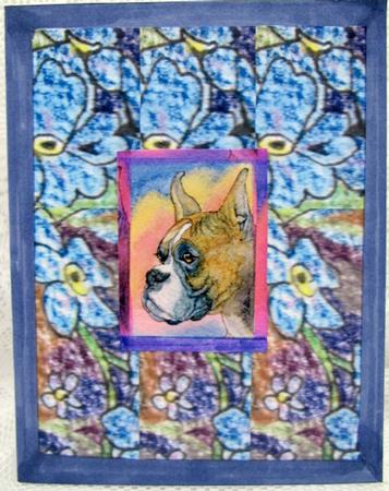 Forget Me Not Backing Paper by Darlene Handorff
