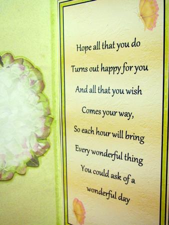 Natures Beauty Double Fold Back Card by Darlene Handorff