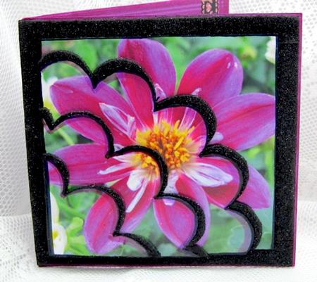 Floral Shell Edged Corner Stacker by Darlene Handorff