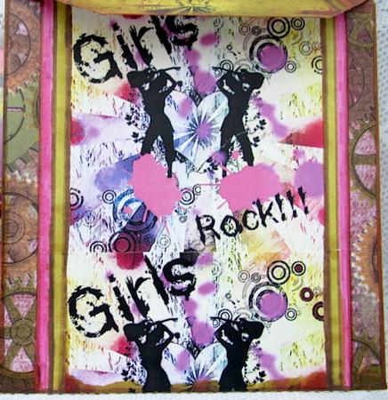 Girls Rock Groovy Teenage Topper by Darlene Handorff