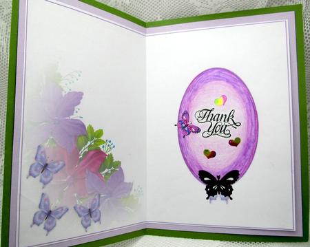 Flowers and Butterflies Insert by Darlene Handorff