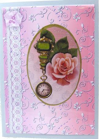 Floral Swirls N Lace Card Bases by Darlene Handorff