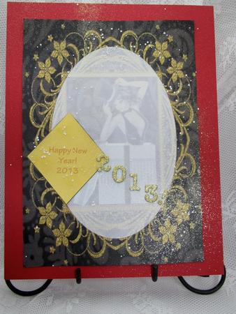 A4 Happy New Year Beauty Insert 2 by Darlene Handorff