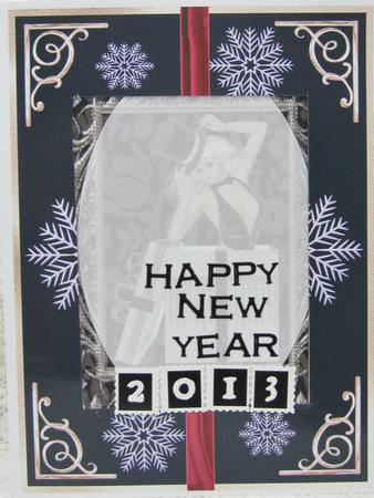 A4 Happy New Year Beauty Insert by Darlene Handorff