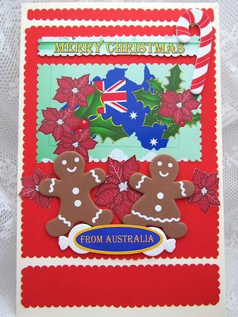 2 Card Sheet Australian Christmas 3D Elements by Darlene Handorff