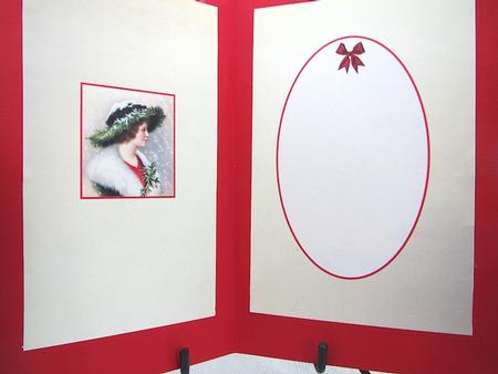 Lady with a Christmas Bonnet Is by Darlene Handorff