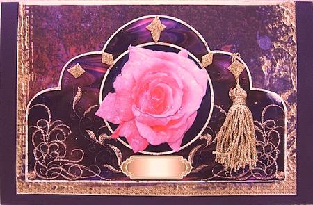 Shaped Topper with Step-by-step Rose 8 by Darlene Handorff