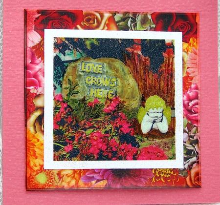 Flowers Galore Bright Colors 5x5 by Darlene Handorff