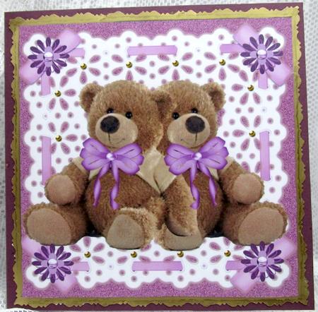 Friendship & Birthday Cute Bears by Darlene Handorff