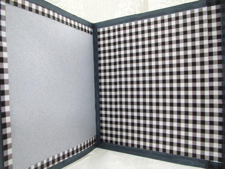Gingham Background - Dark Brown and White - Landscape by Darlene Handorff
