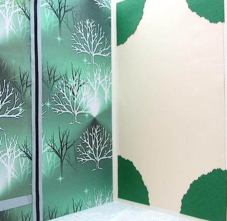 Green Christmas Trees by Darlene Handorff