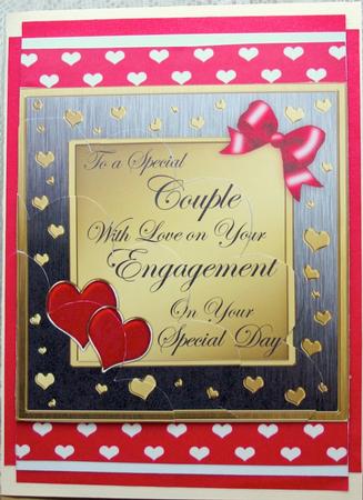 Elegant Romantic Engagement Shell Edged Corner Side Stacker by Darlene Handorff