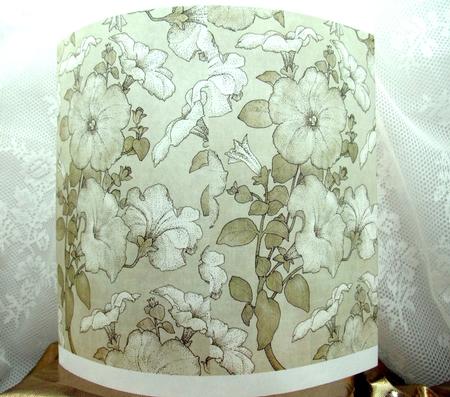 Olive Allover Large Flora A4 Backing Paper by Darlene Handorff