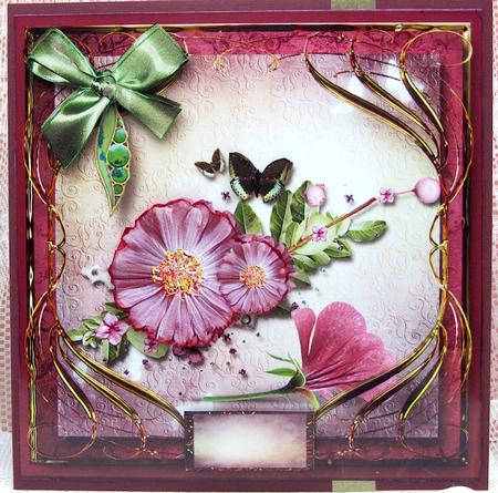 Shabby Chic Flower Cluster by Darlene Handorff