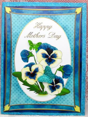 A4 Pansy - Mothers Day by Darlene Handorff