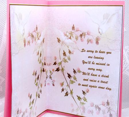 Sorry You Are Leaving Insert by Darlene Handorff