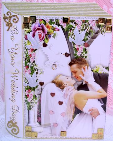 My Darling Wife , Wedding Couple Folded Book by Darlene Handorff