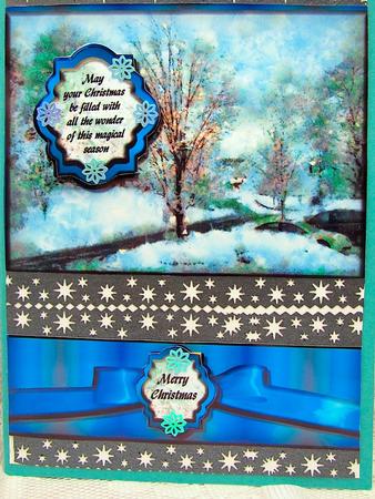 Winter Wonderland 2 - 8x8 Quick Card by Darlene Handorff