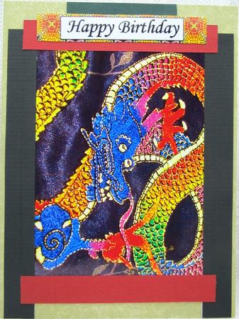 2 Chinese Dragon Toppers with Matching Tags by Darlene Handorff