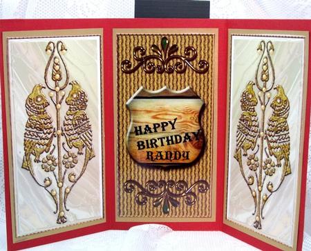 Trifold Male Card Steampunk by Darlene Handorff