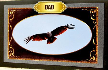 The Free Spirit Cut & Fold Male Card by Darlene Handorff