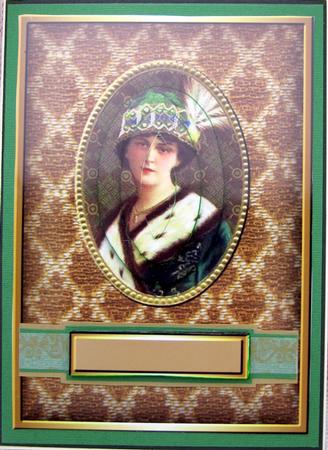 Roaring 20's Card Front by Darlene Handorff