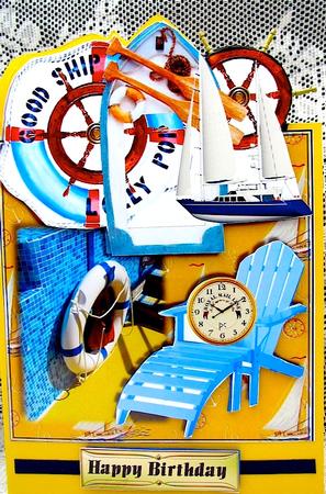 Male Birthday Card or Other Occasion by Darlene Handorff