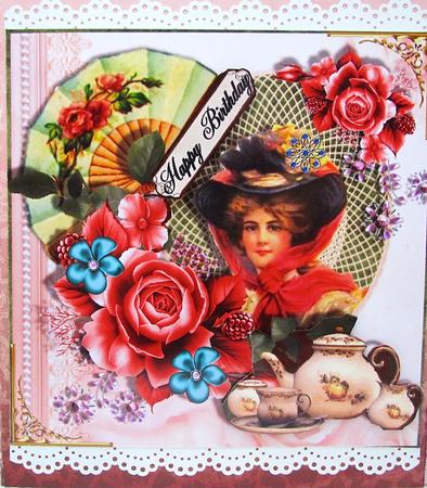 Female Birthday Card or Special Occasion by Darlene Handorff