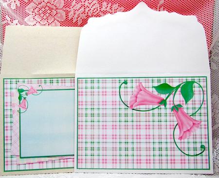 Pink Bell Flower Insert by Darlene Handorff
