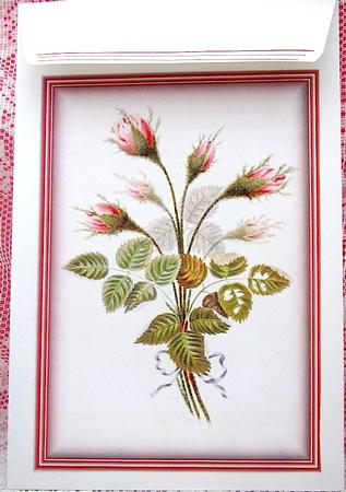 Vintage Floral Buds Background by Darlene Handorff