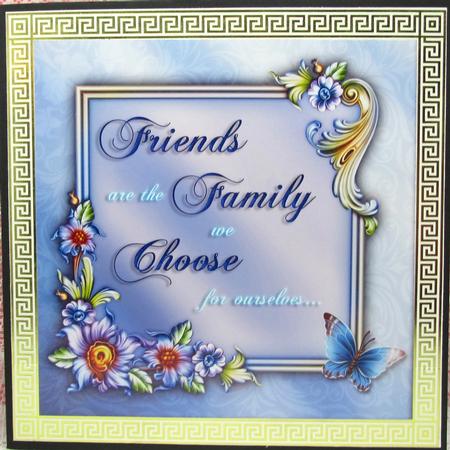 8x8 Floral Friend Decoupage Topper by Darlene Handorff