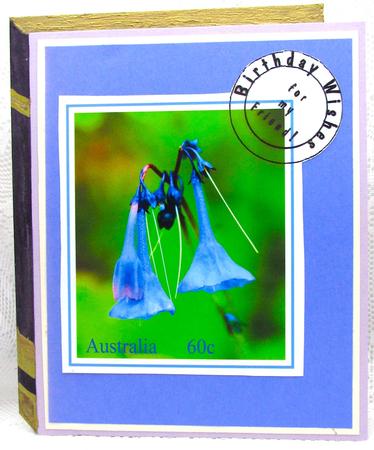 6 Floral Postage Design Stamps -australia by Darlene Handorff