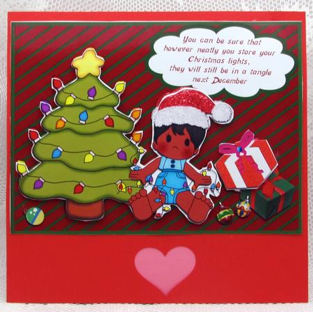 Tangled Lights Card by Darlene Handorff