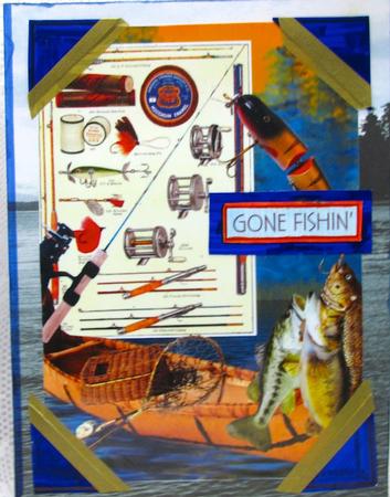 Fisherman Wanted Quick Card Topper & Insert & Verse by Darlene Handorff